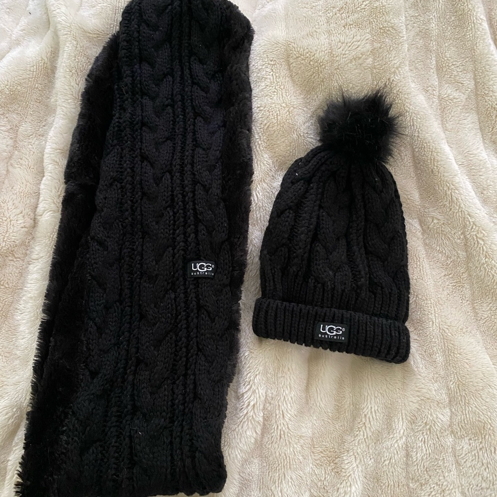 UGG hat and scarf